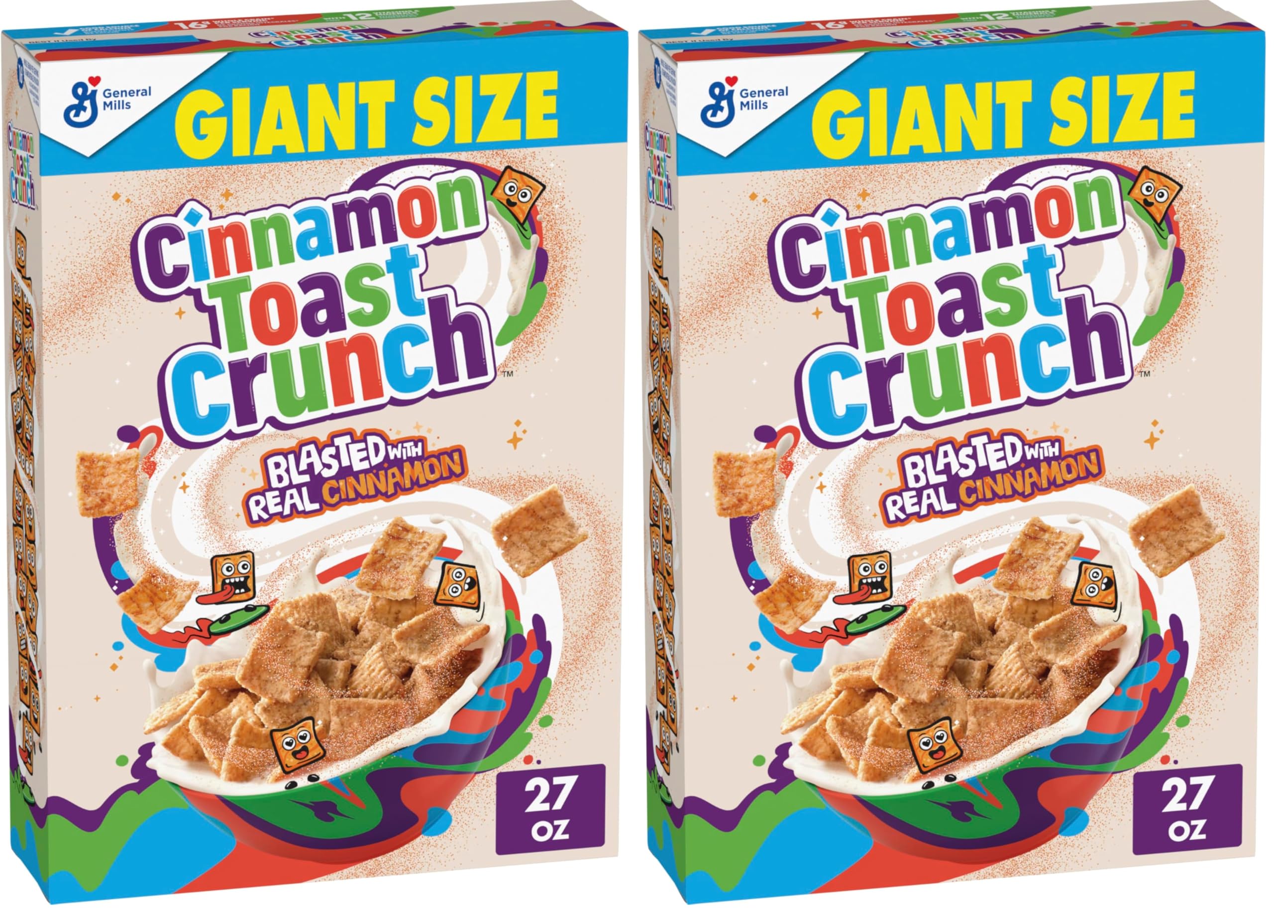 Amazon.com: Original Cinnamon Toast Crunch Breakfast Cereal, 27 OZ